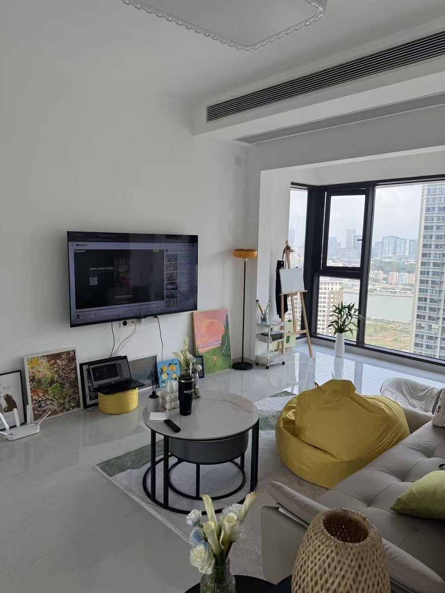 A real Hong Kong apartment with a harbour view